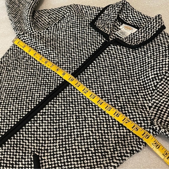 Talbots Wool blend Zip Jacket blazer jacket Small made in Hong Kong - Picture 6 of 8